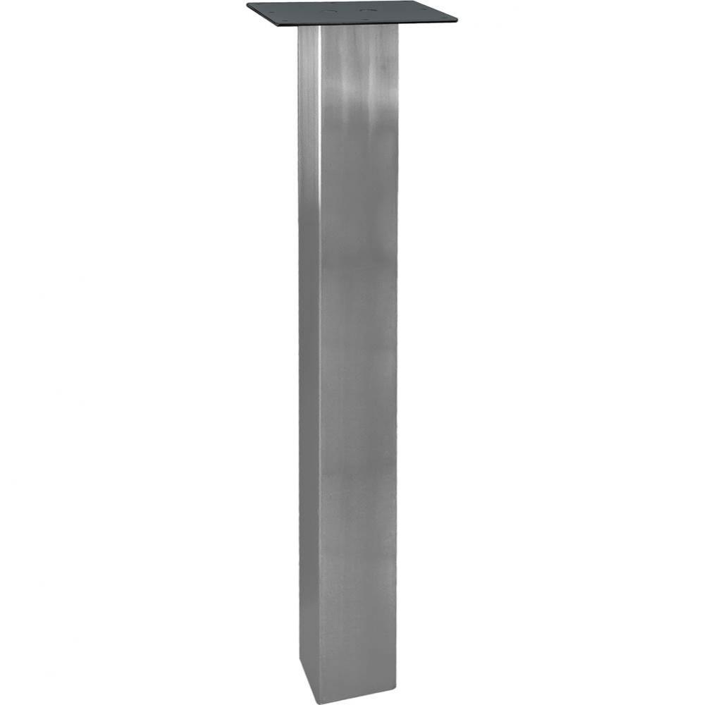 Table Leg 3 3/16''/80Mm Sqx28 3/16''Sta St