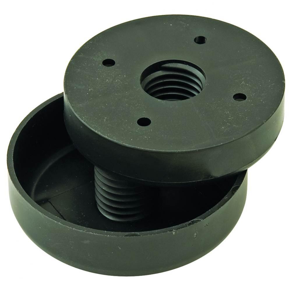 Glide Adj Pl Black 80X23Mm