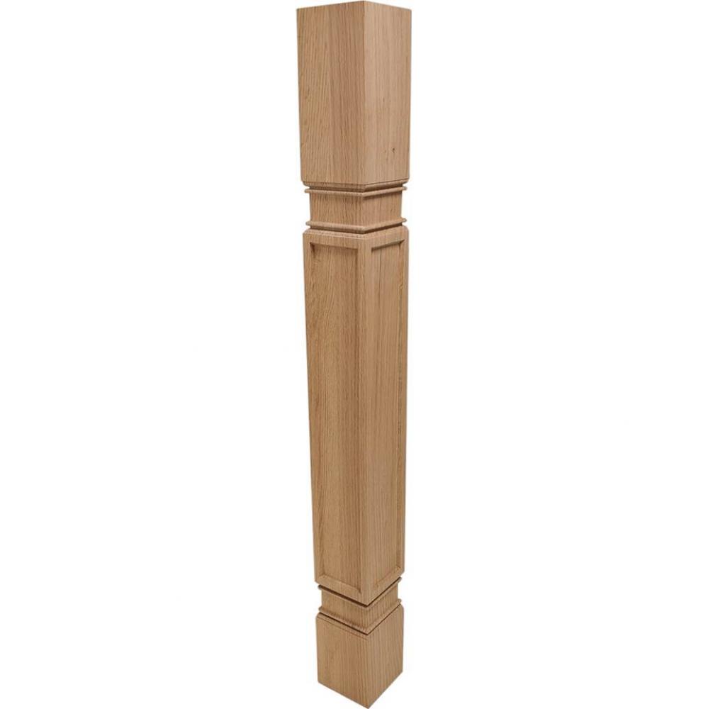 Wd Post Oak Sq Arcadian 34 1/2X3 1/2