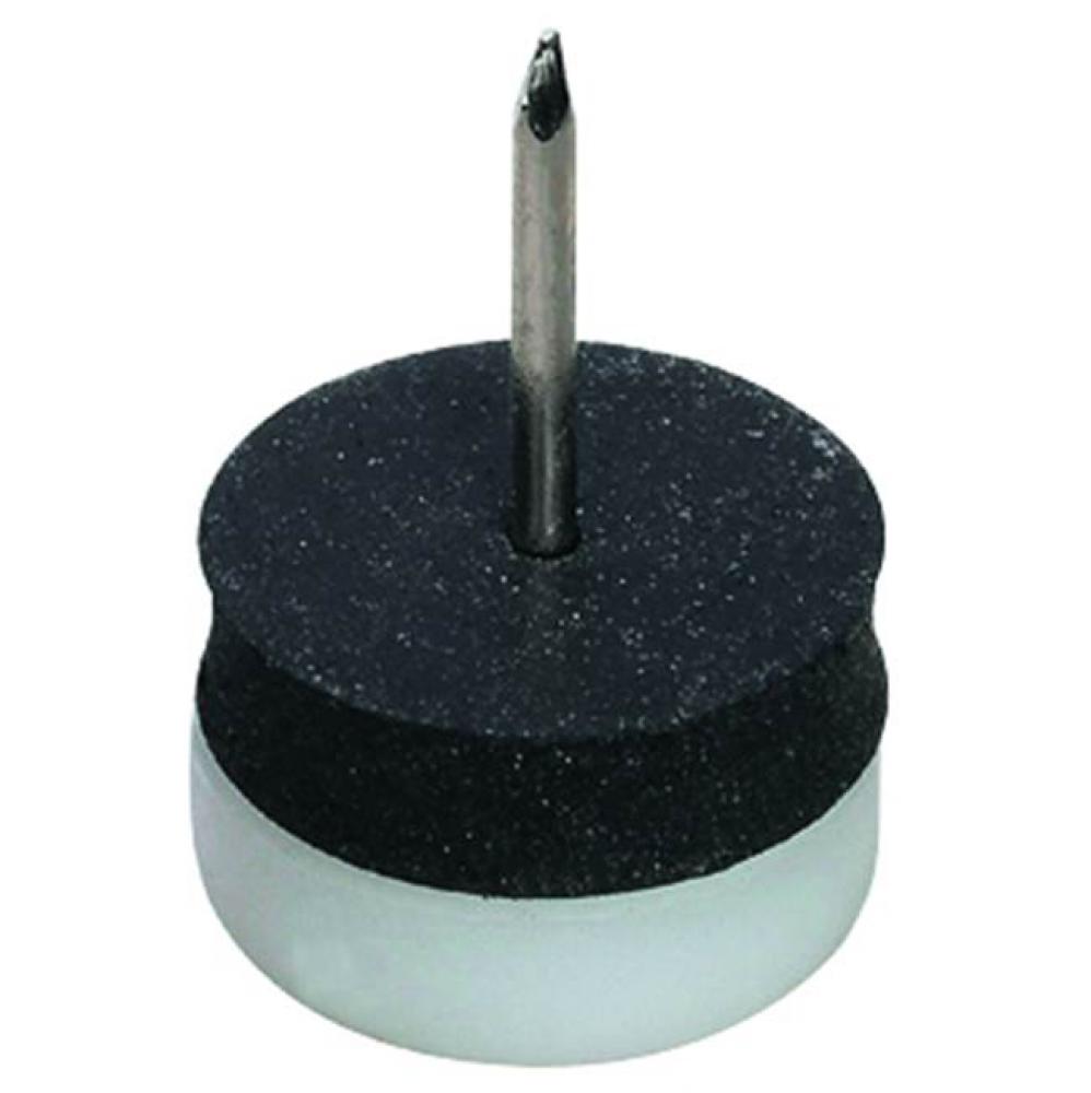 Furniture Glide Pl Rubber Wh 15Mm