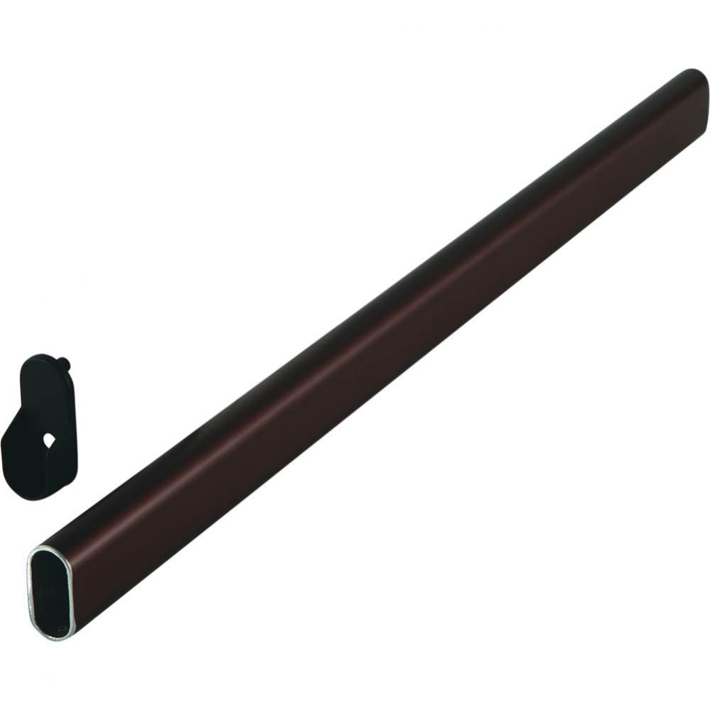 Oval Tube Al Orb Bzd 17 3/4'' W/Supp