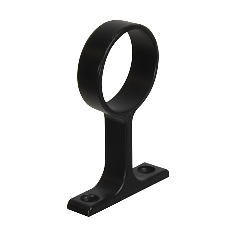 Wardrobe Tube Ctr Supp Blk Dia 1 5/16