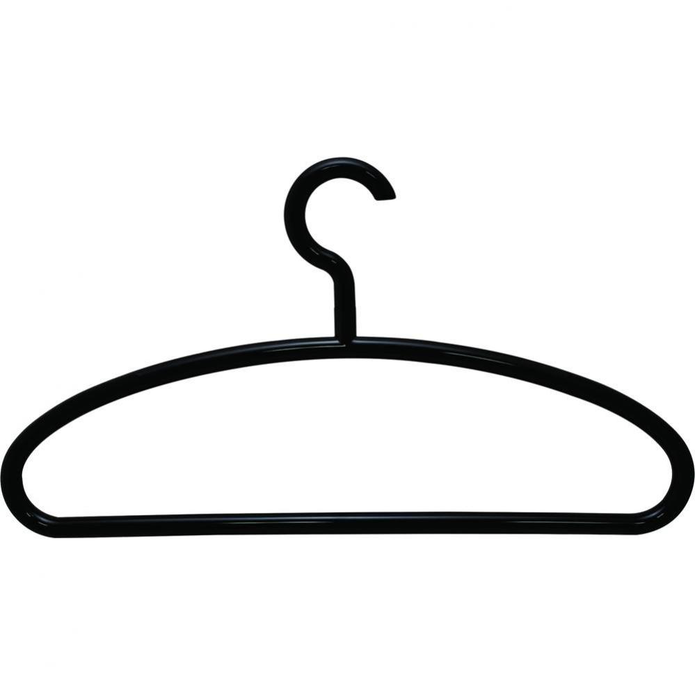 Coat-Trouser Hanger Open Ring Black