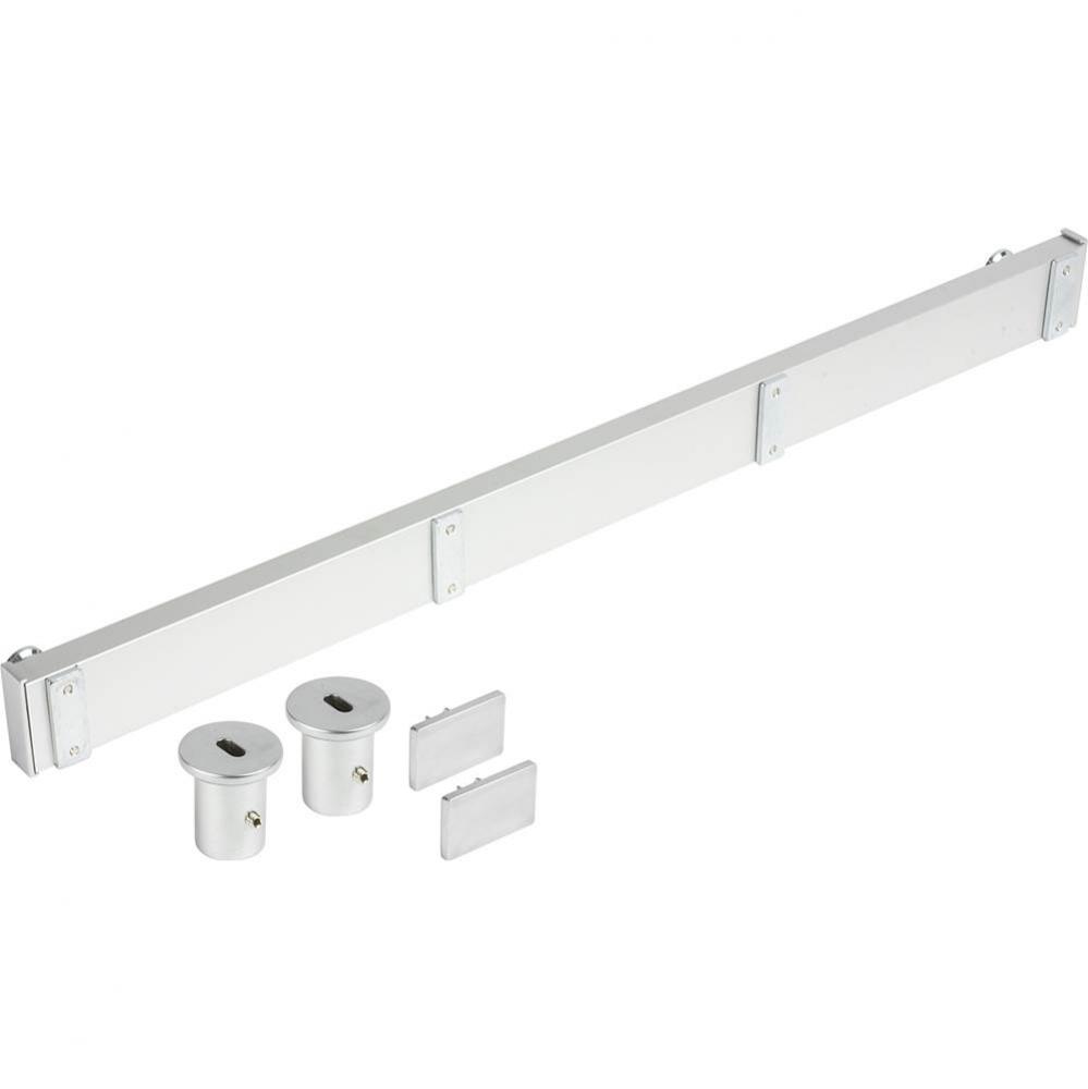 Wall Mt Org Vert 19'' Matt Alu