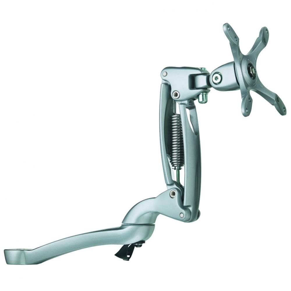 Ellipta Long Monitor Arm 3-5Kg Al Silv