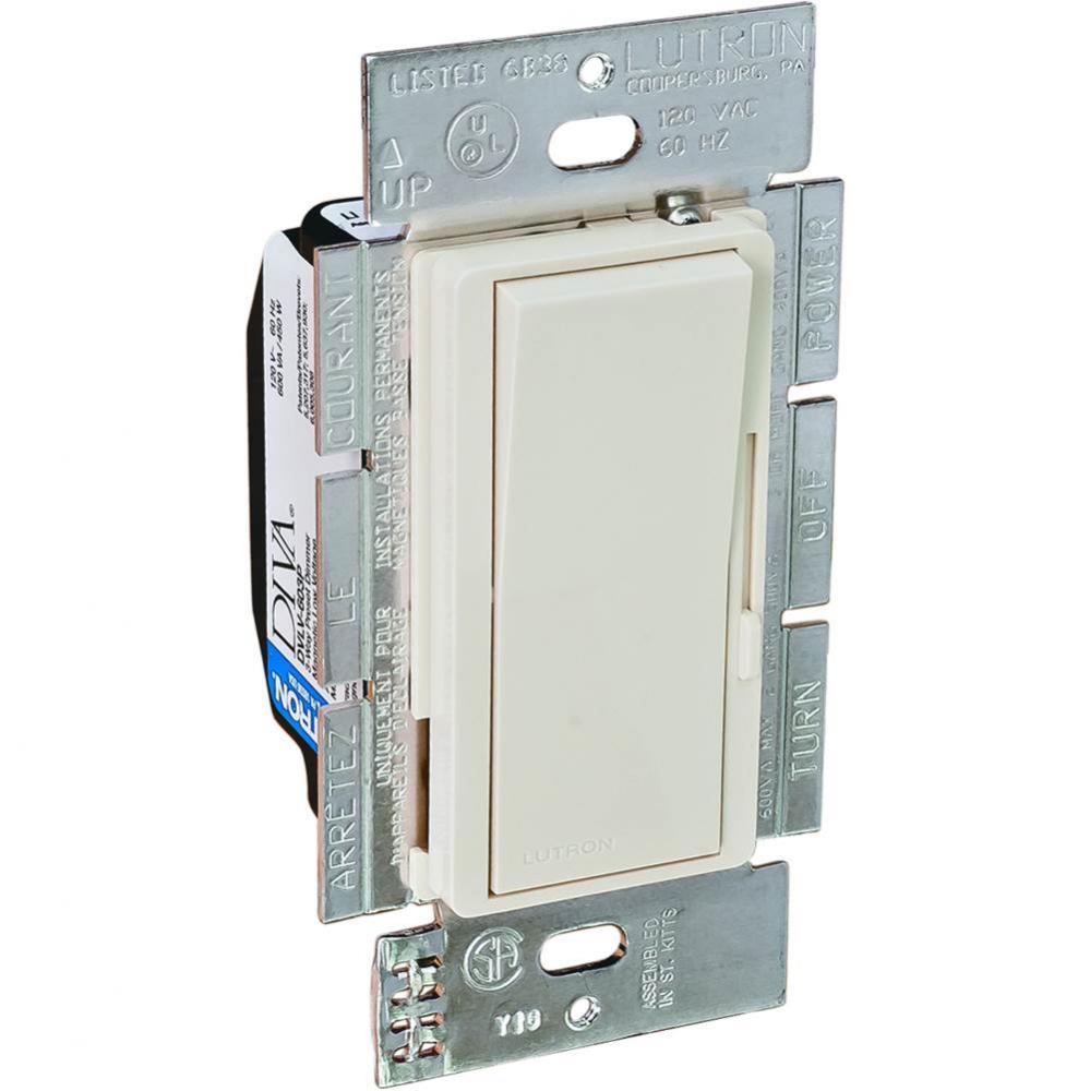 Dimmer Switch Diva Lv Pl Alm 600W 3Way