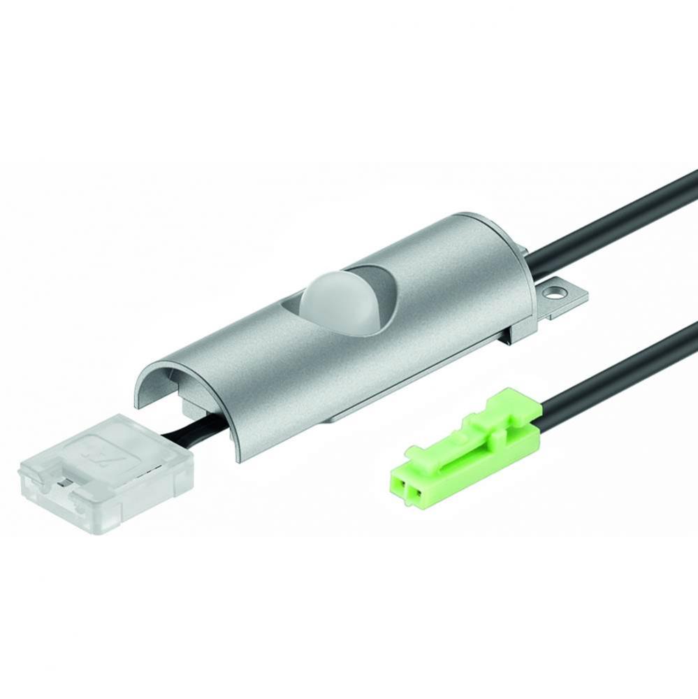 Switch F/Drawer Extr Pir 24V Rib Pl Silv