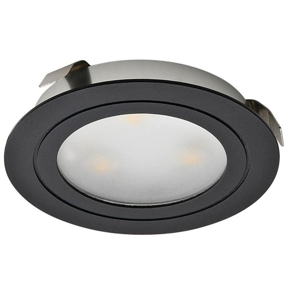 Led4009 350Ma 3W 3000K Rnd Rec Alu Bl