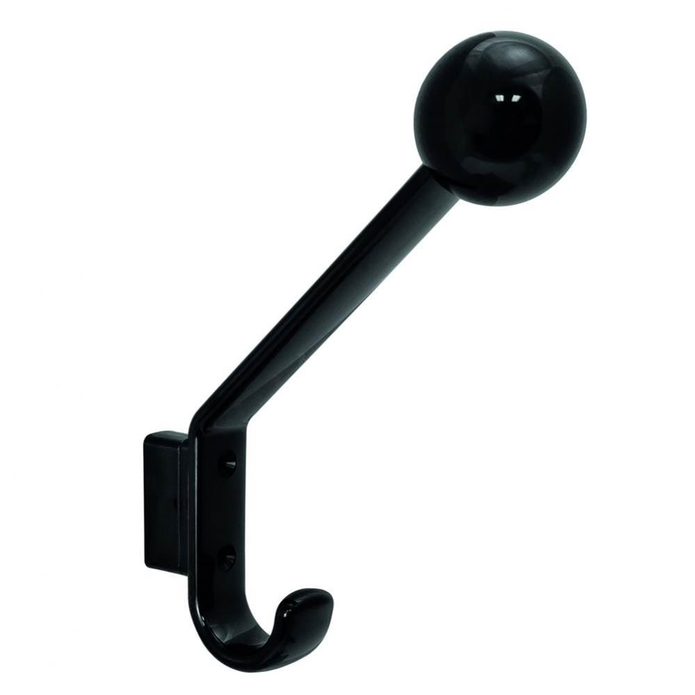 Coat and Hat Hook Pa Black 174X132Mm