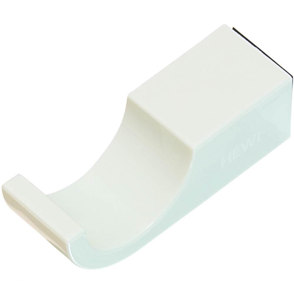 Coat and Hat Hook Pa Pure White 16X50X16Mm