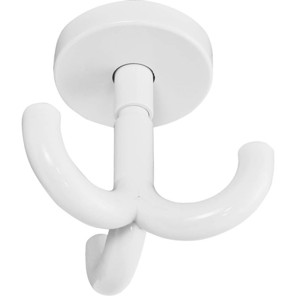 Ceiling Hook Triple Pa Pur White 50X70Mm