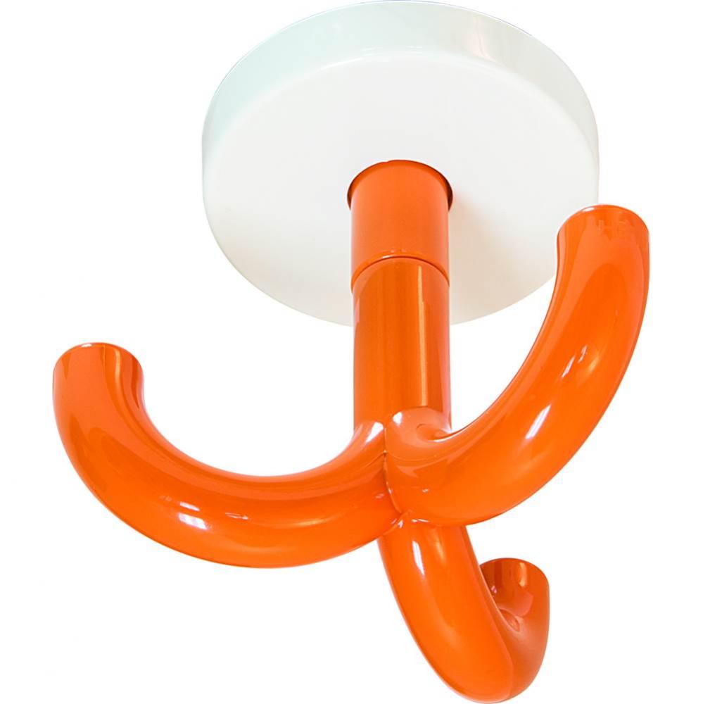 Ceiling Mtd Hook Pa White/Orange