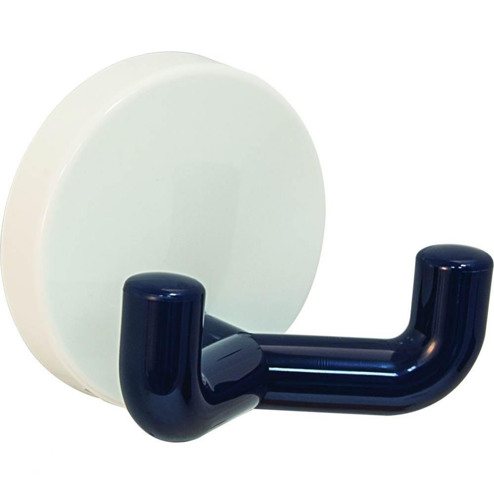 Wall Mtd Hook Pa White/Steel Blue
