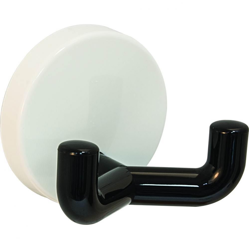 Wall Mtd Hook Pa White/Black