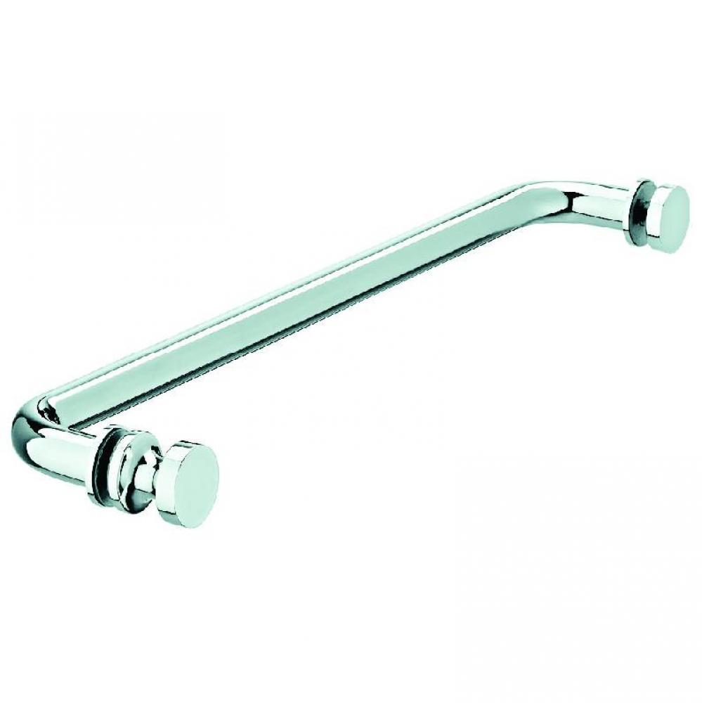 Pull Handle W/Knob F/6-12Mm Gl Brs Chrp