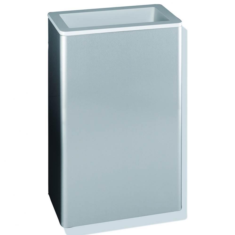 Waste Basket W/Pa Gr Frame Ss Bru