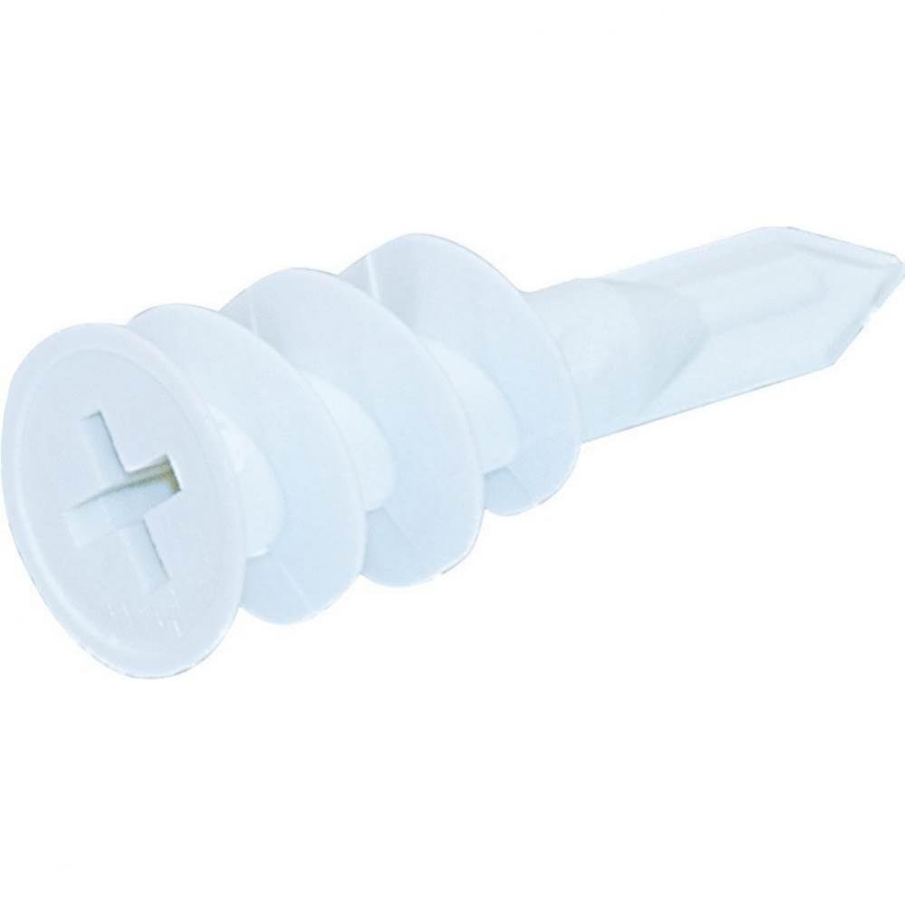 Drywall Anchor White Nylon Bulk