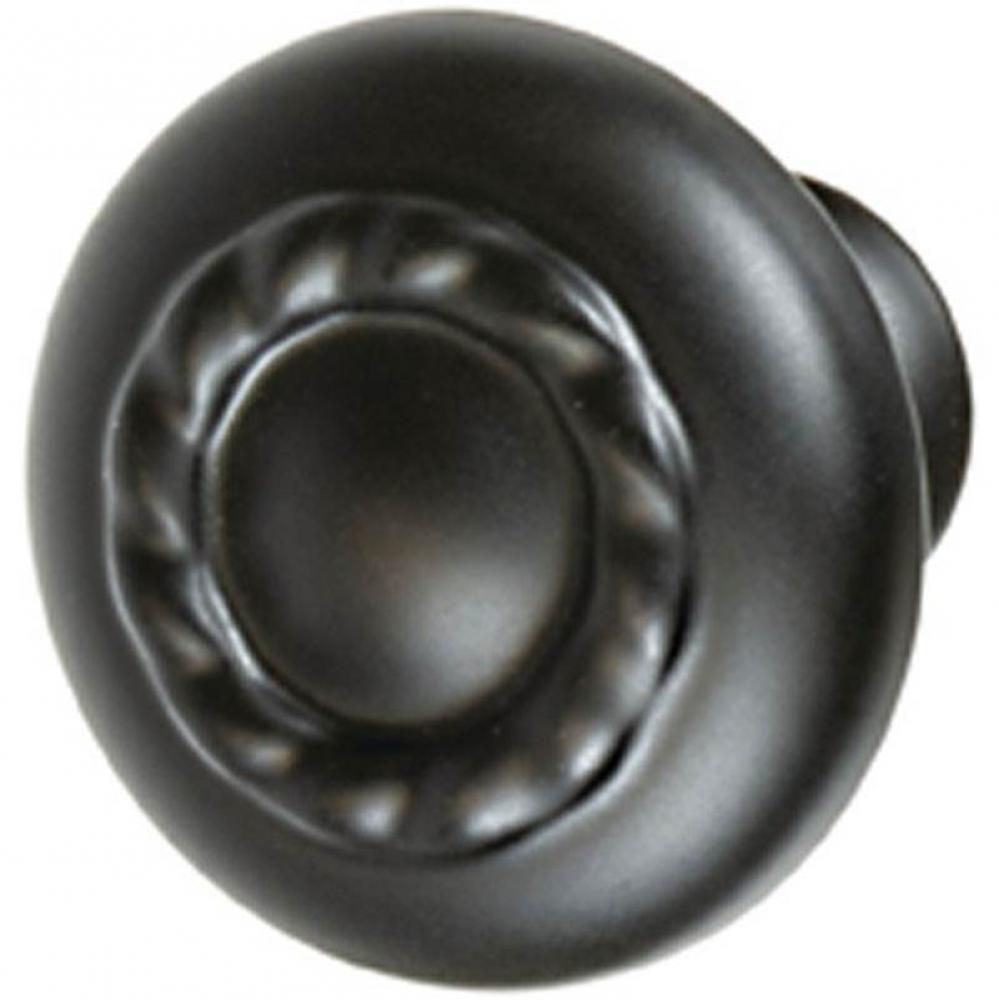 Knob Insp Zn Blk Matt 8-32 32mm