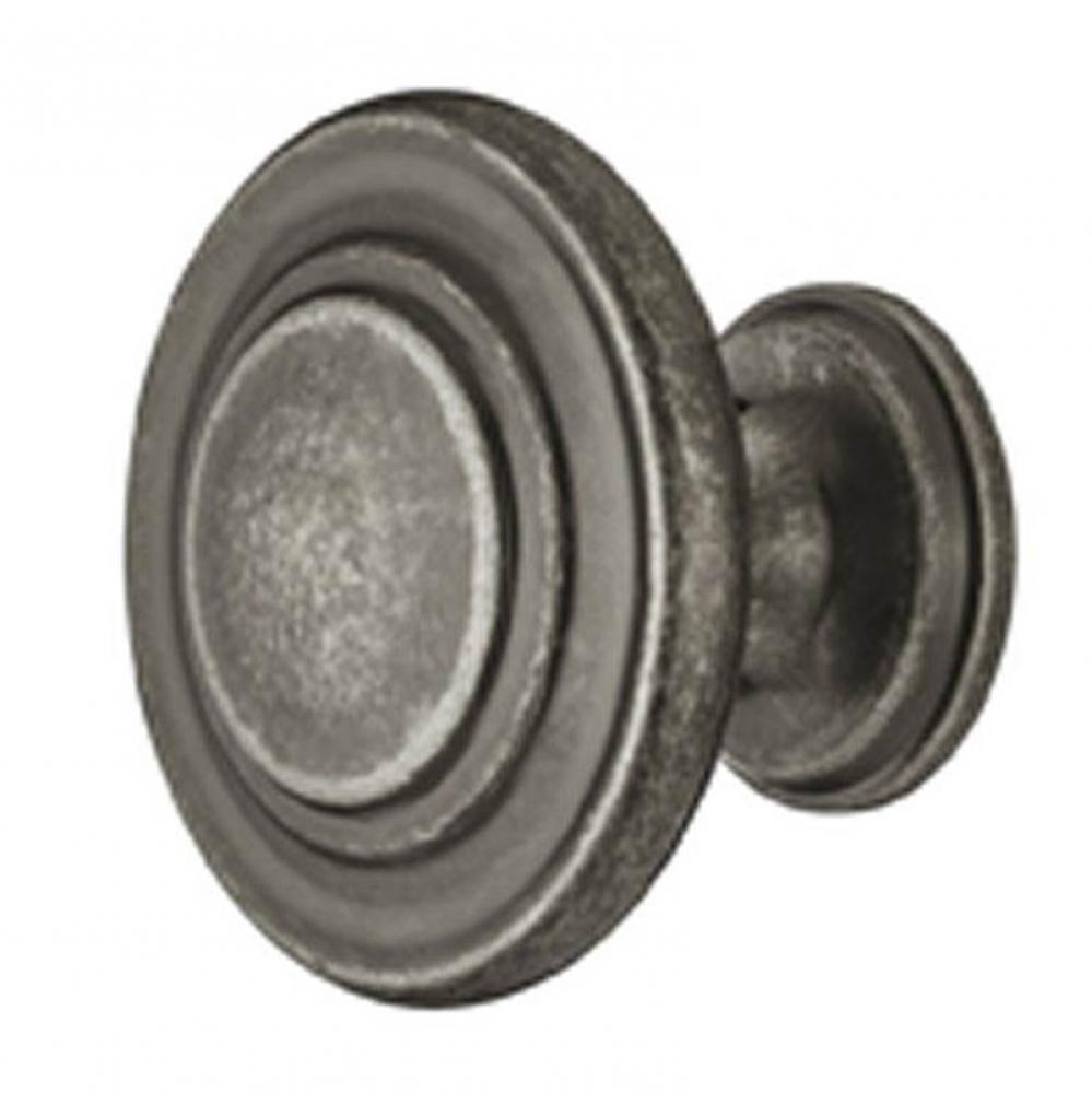 Knob Zn Ant Pewter M4 34Mm Dia