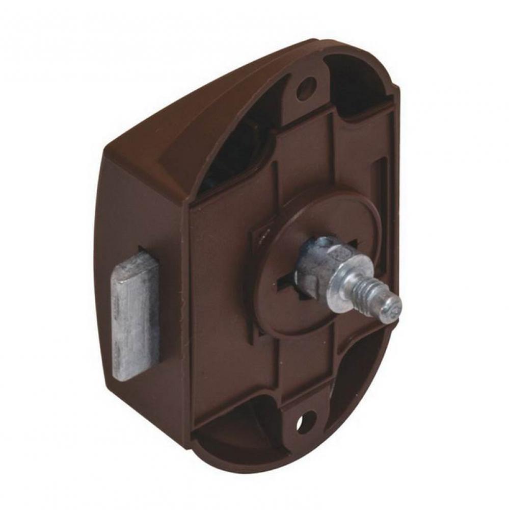 Push Lock Rh/Lh W/O Latch Pl Brown 25Mm