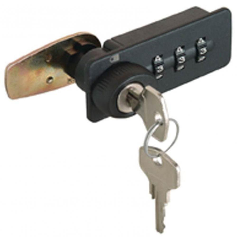 Combi-Code Lock 1153 Horz Lt Blk