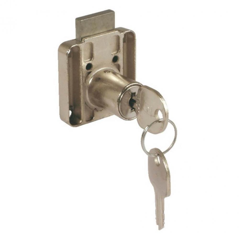 Rim Lock W/18Mm Cyl Ka Drawer Matt Ni