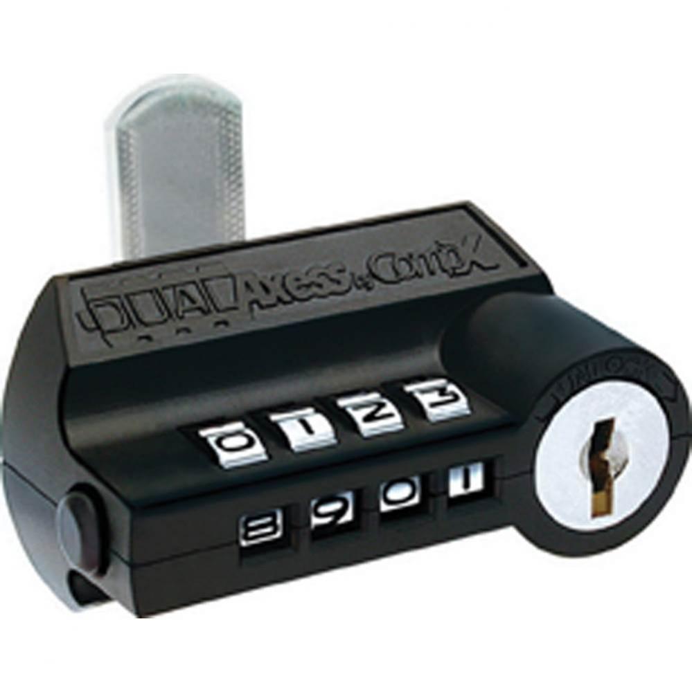 Dualaxess Lock Zn Blk 1 3/8'' Cylinder