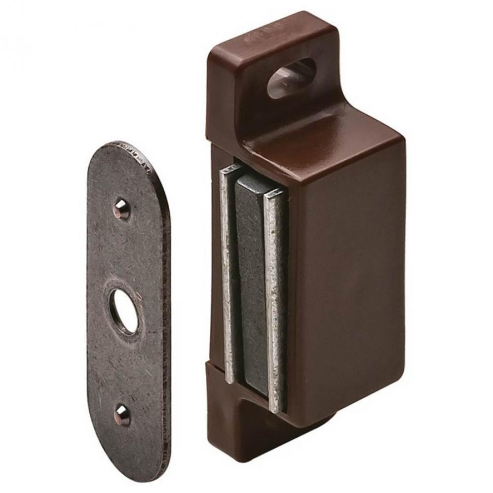 Magn Catch Pl Brn W/St Strike 4Kg