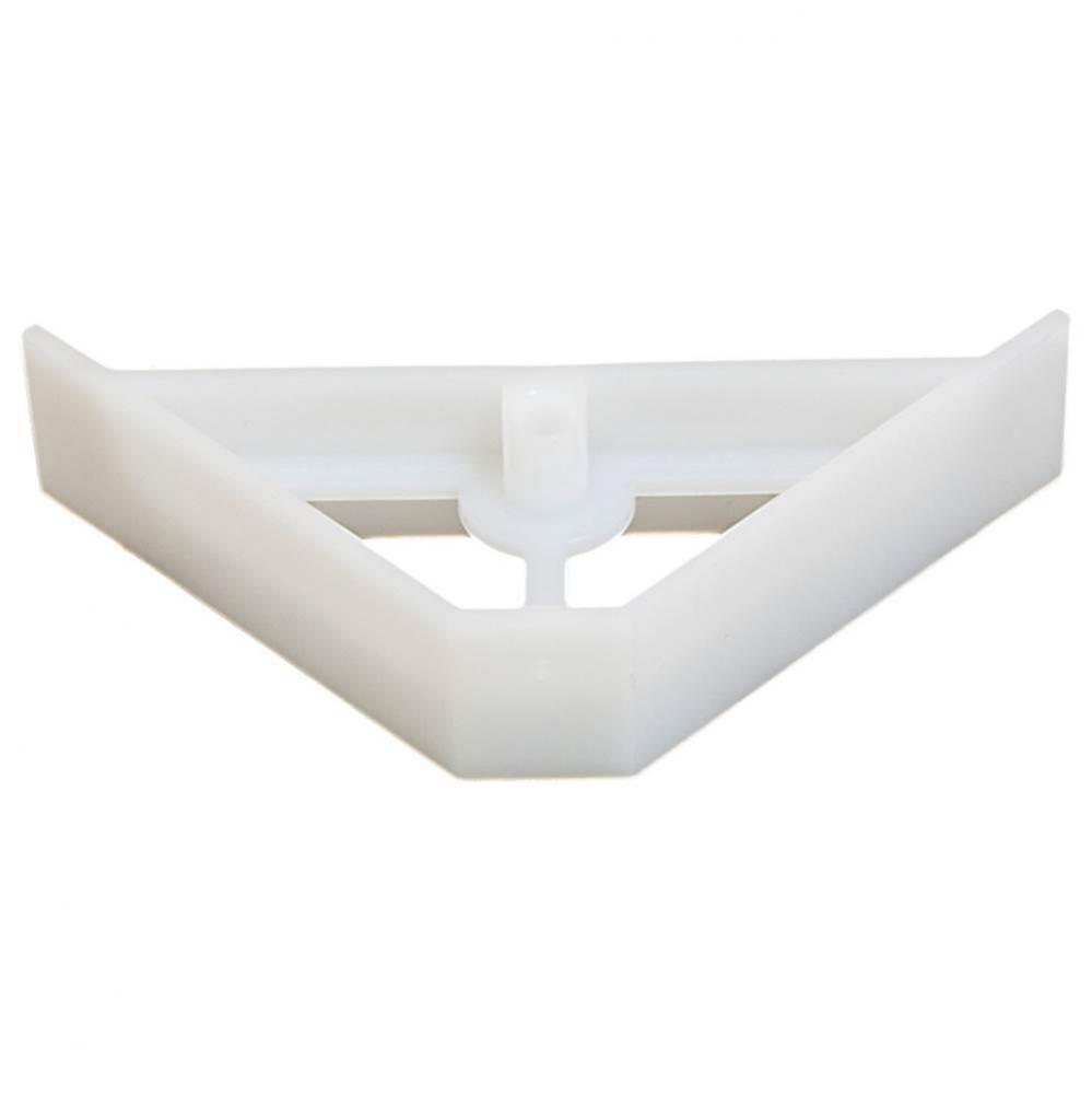 Corner Brack Pl Trans 64X18mm