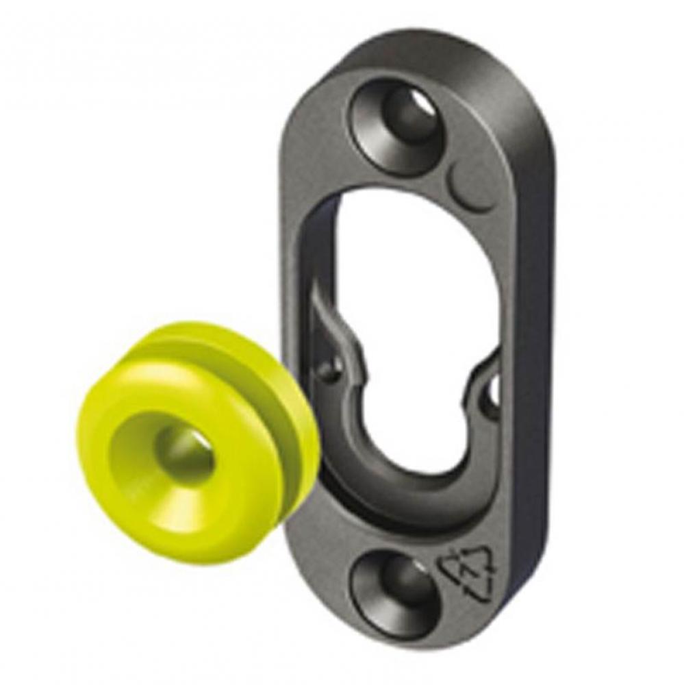 Button-Fix Set Type 1 Fl Pl Scr Mnt Blk