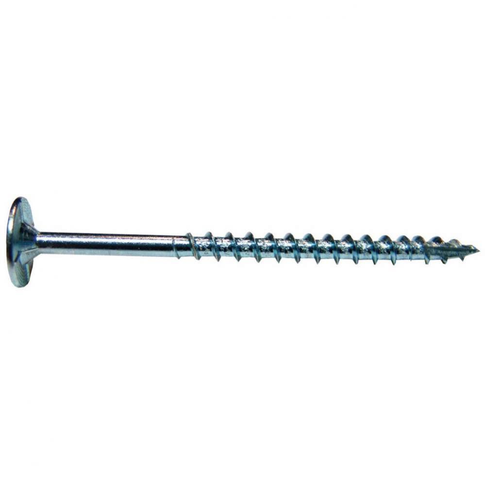 Screw Pwr Hd Sq Drv No.10 X 1 1/2'' Zip Bk