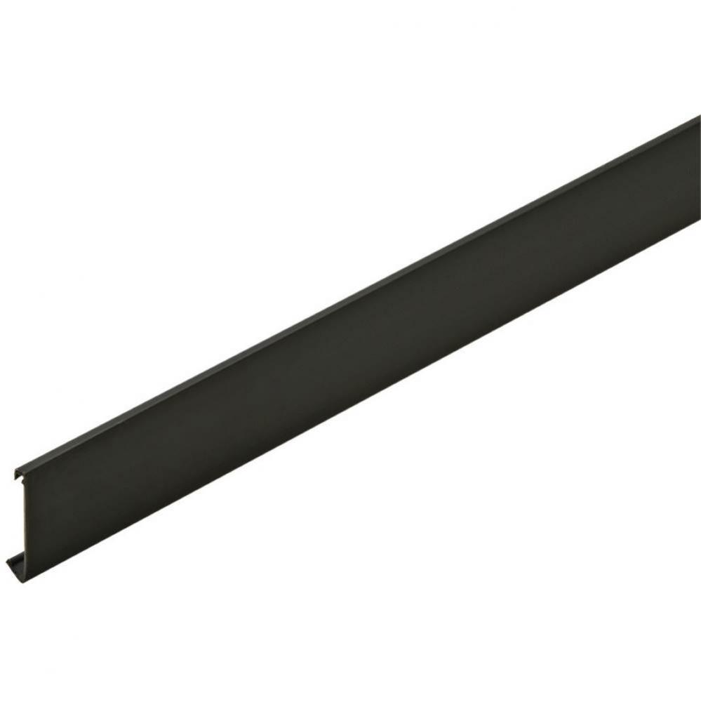 Wall Rail Cover Strip Pl Black 93''