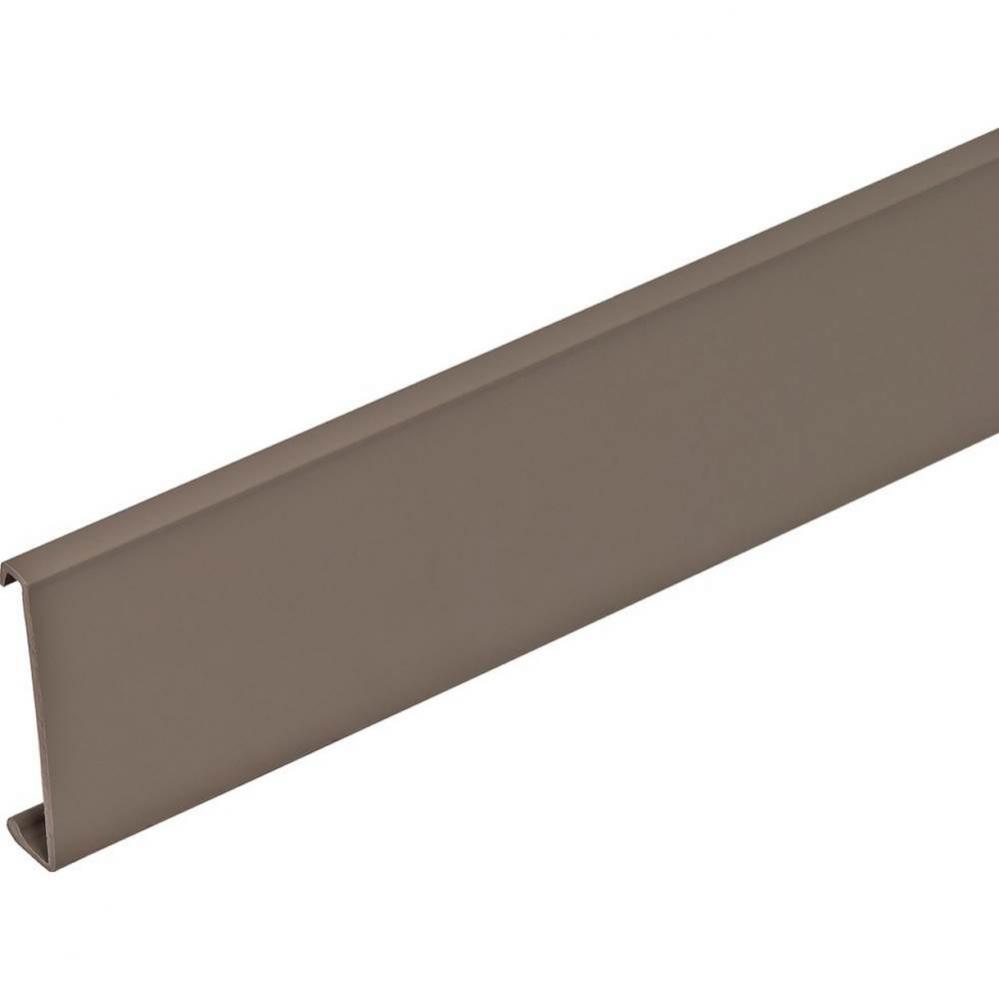 Wall Rail Cover Strip Pl Gray 93''