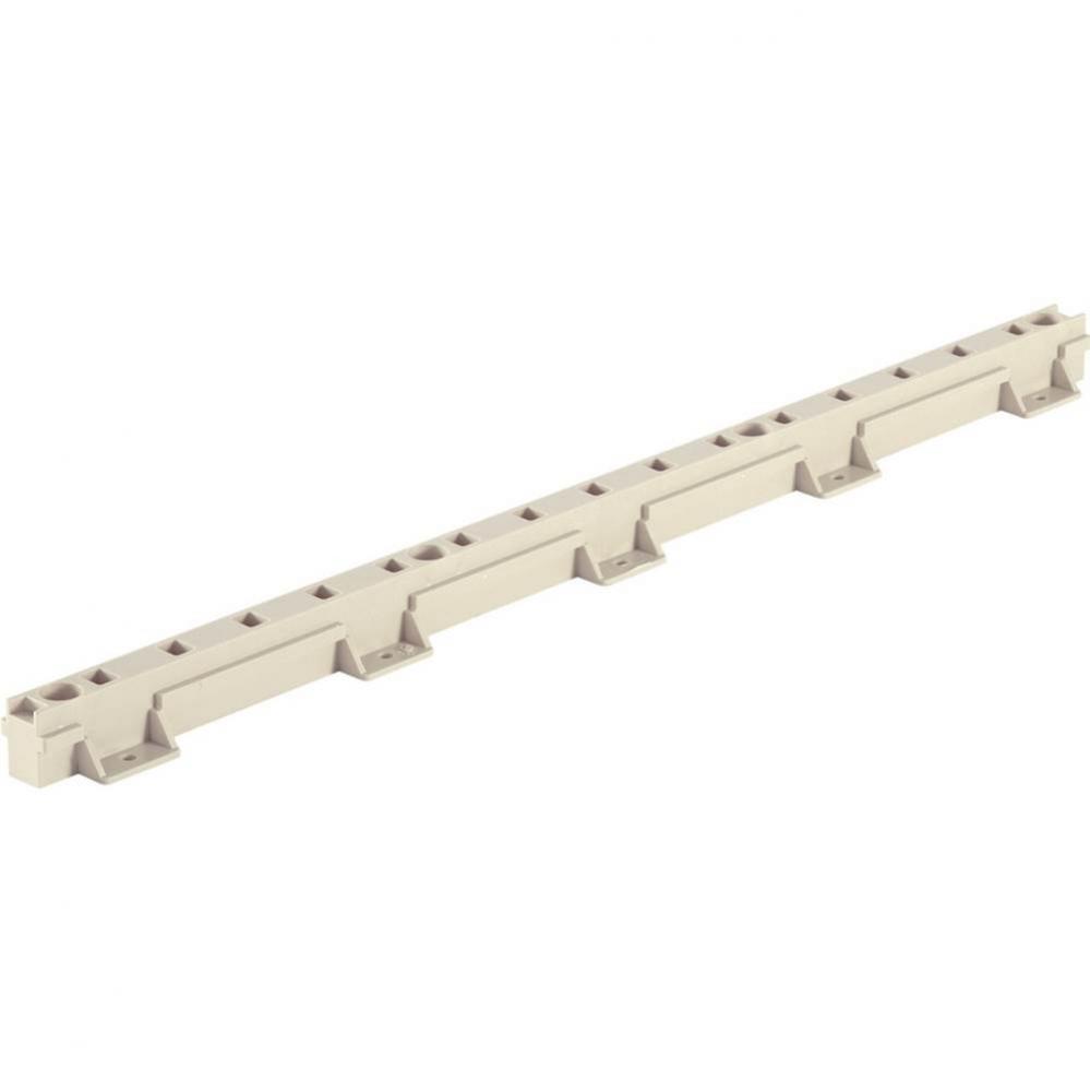 Roll-Out Tray Supp Adj  1X20 1/8'' Cream