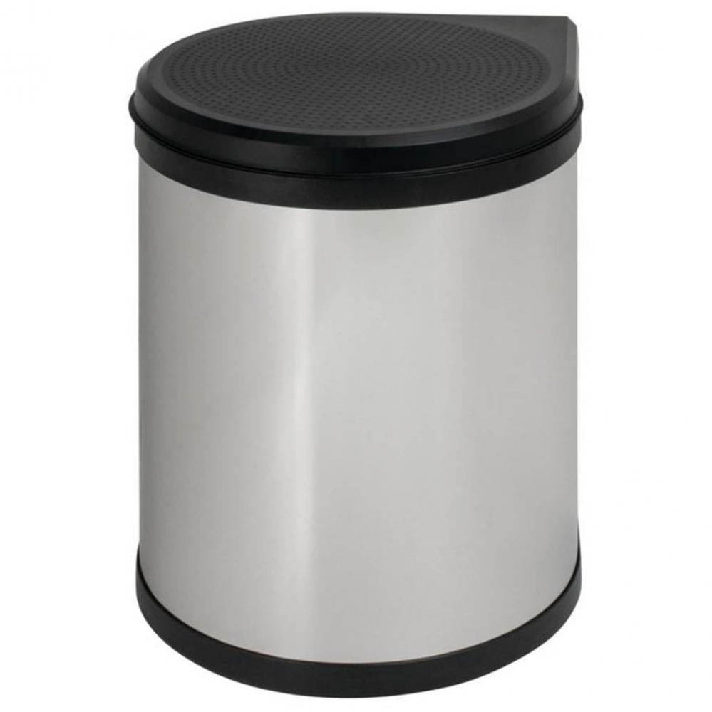 Trash Can Sta Steel/Black 15 L