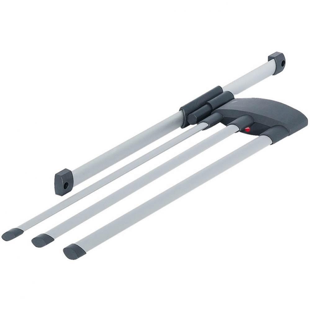 Towel Holder Grey 3-Arm 454Mm