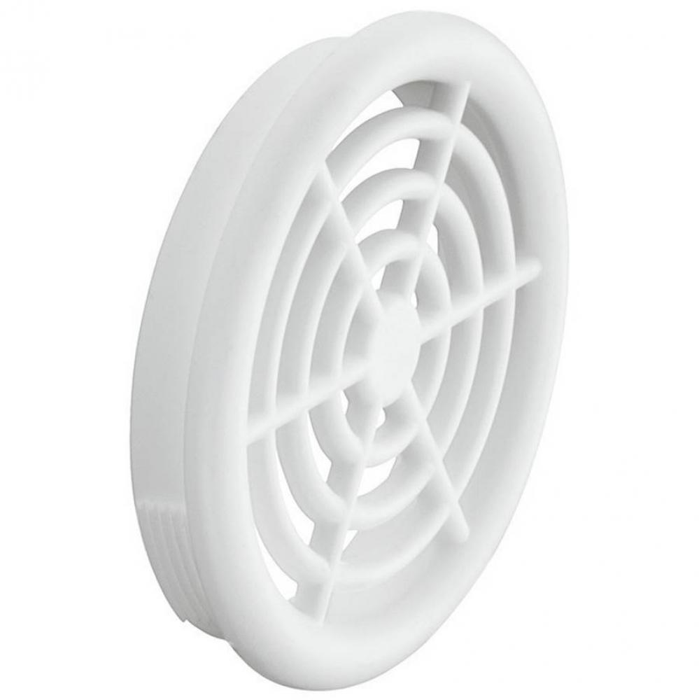 Ventilation Grill Pl White Dia 48Mm