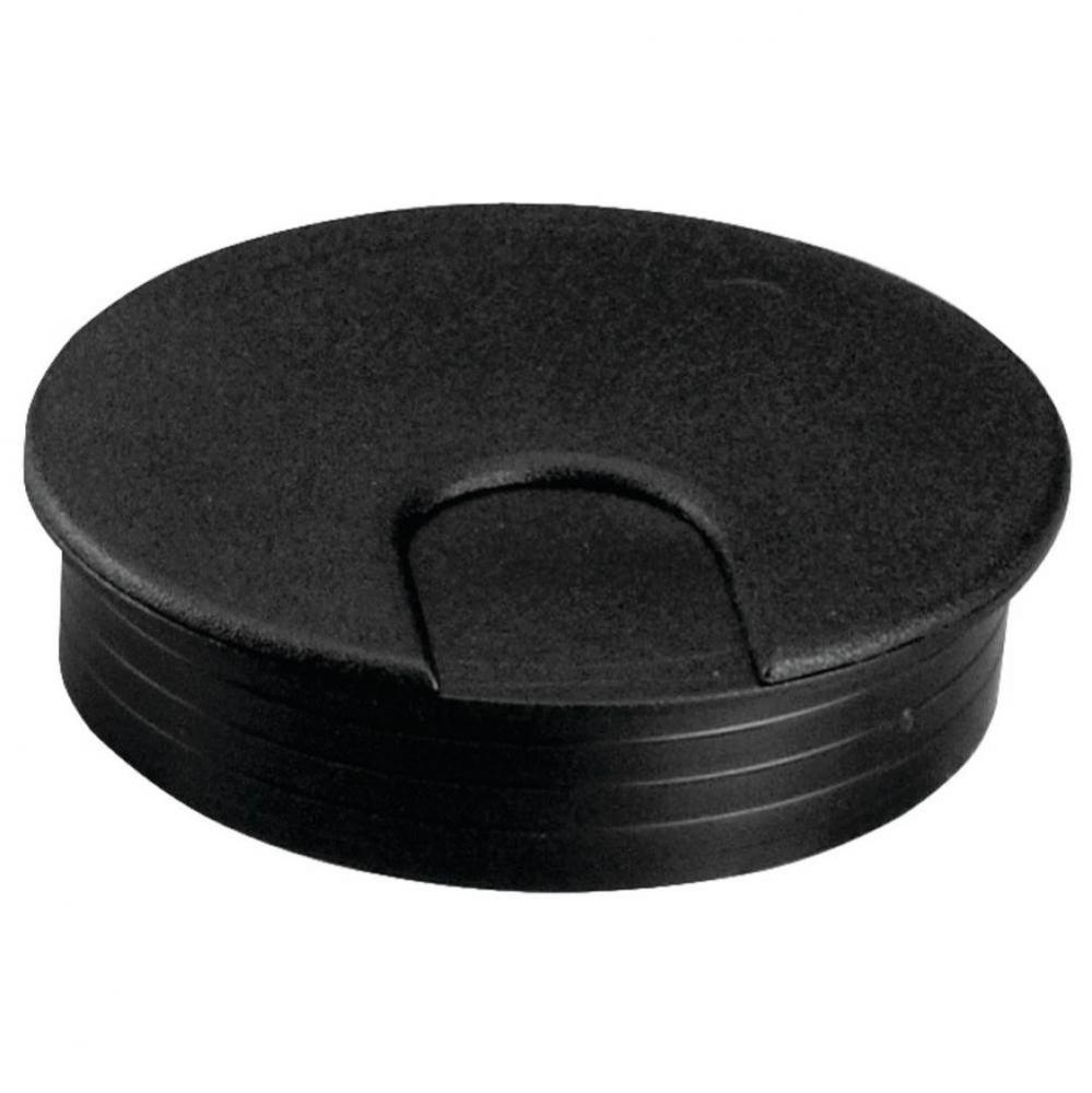 Cable Grommet 2-Pc Pl Black 80Mm