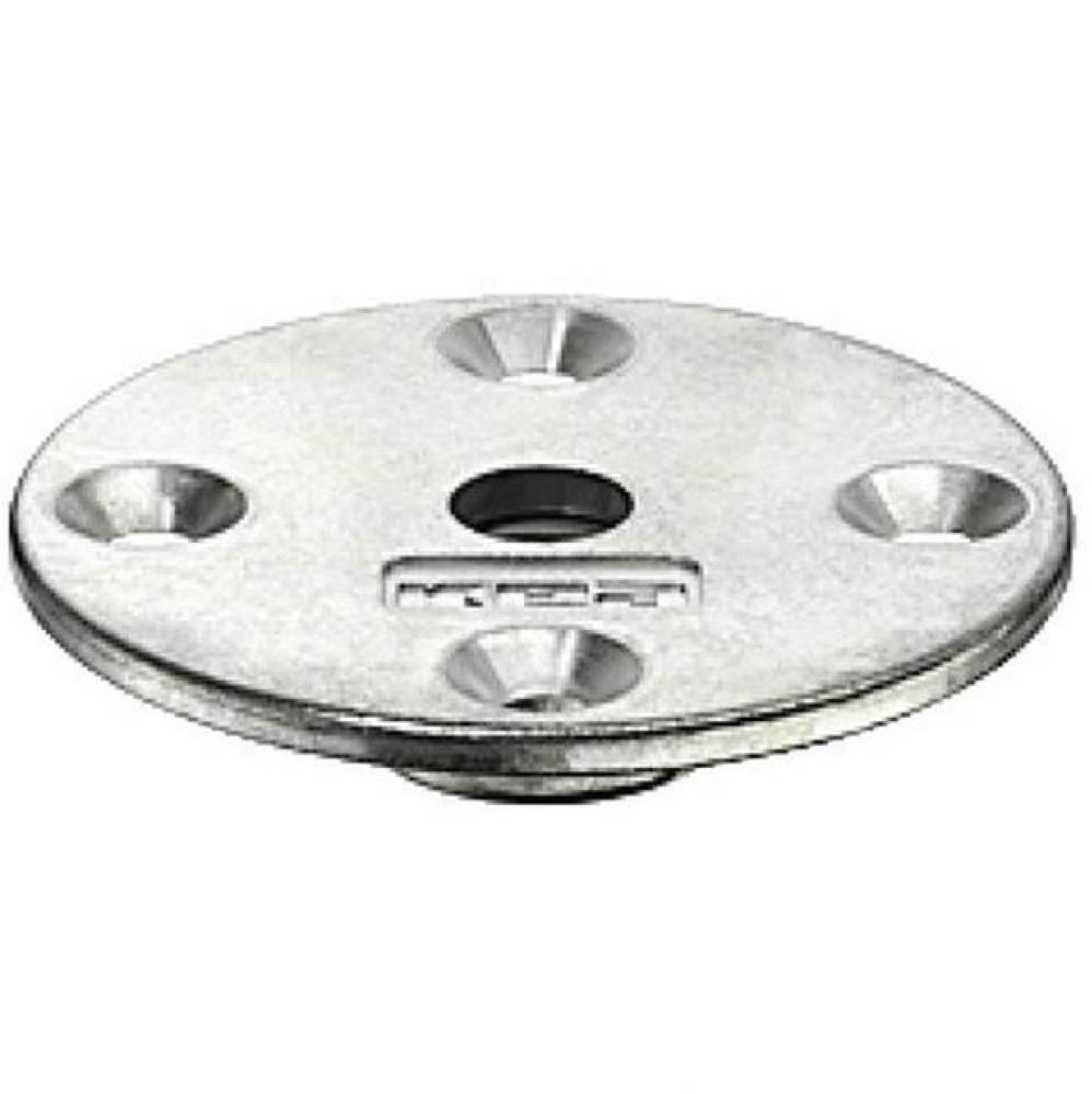 Threaded Plate Round Zinc M10 Threads