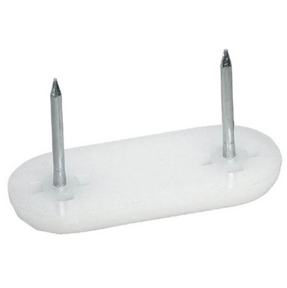 Furniture Glide Pl Wh 44 X 19Mm