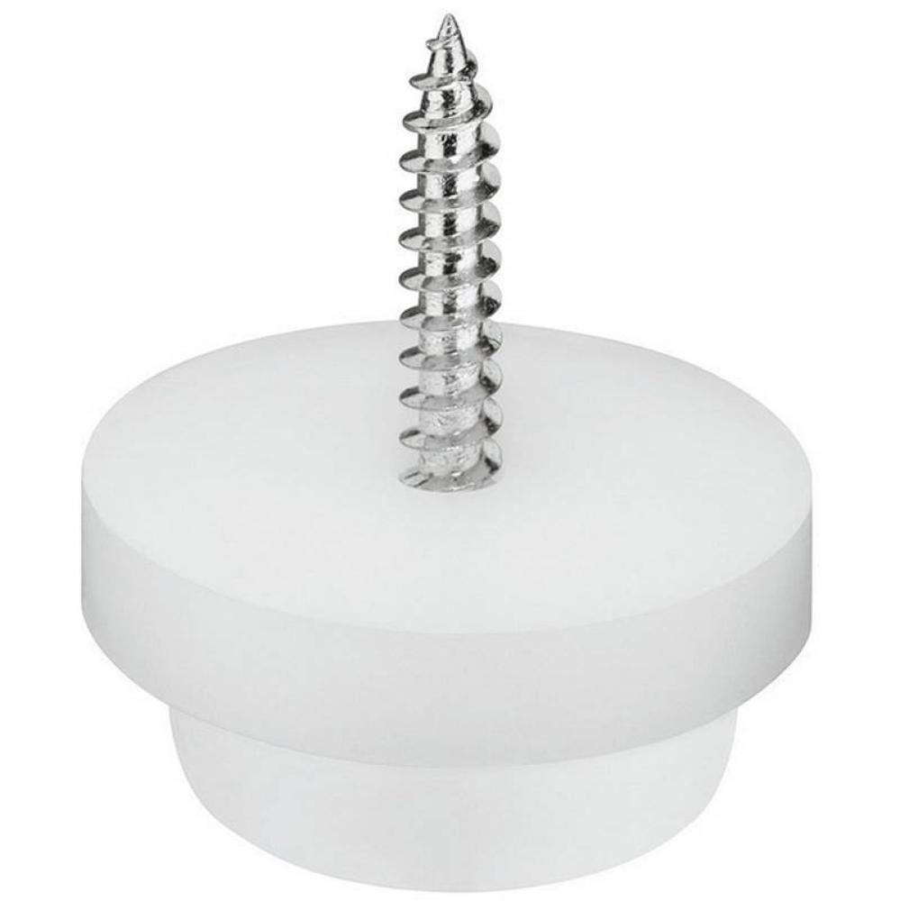 Furniture Glide Pl Wht/Nat 24Mm