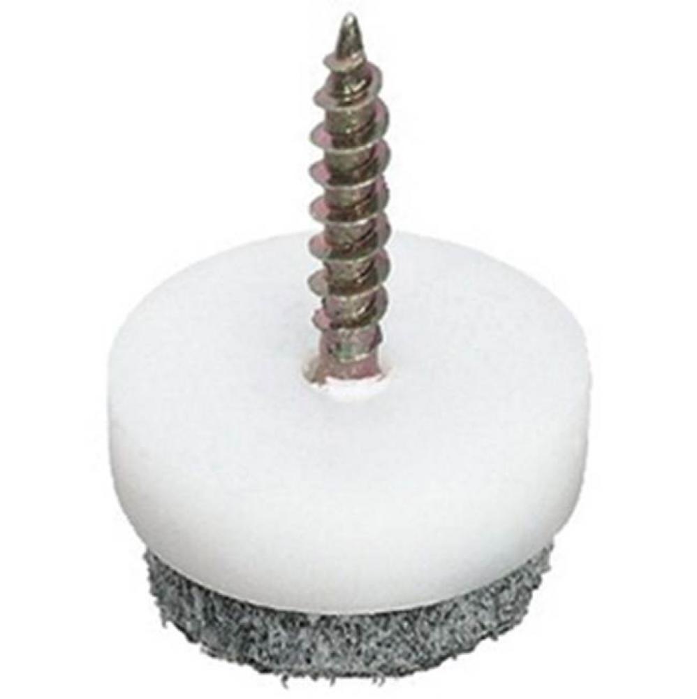 Furniture Glide Pl/Felt Gr/Nat 24Mm