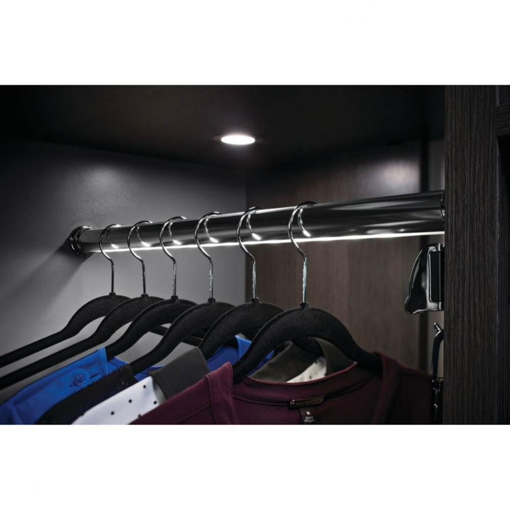 Wardrobe Tube W/Led Channel Alu Go Matt