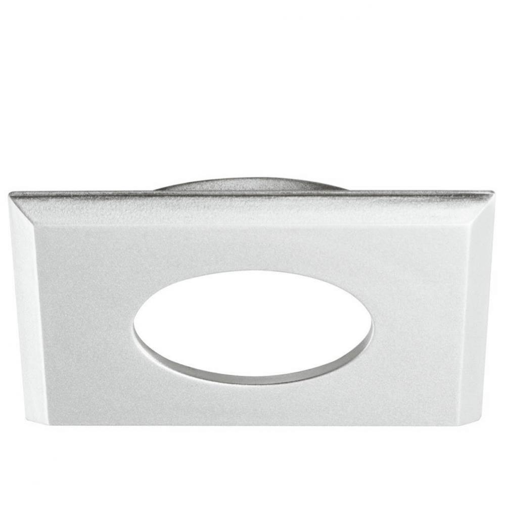 Led2040 12V Rec Ring Sq Pl Silv 40Mm