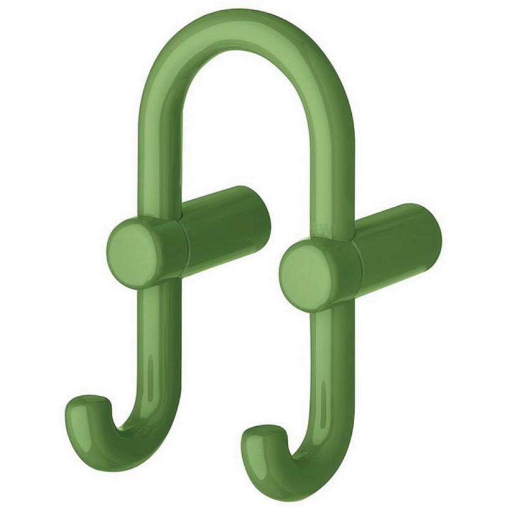 Wall Mtd Dbl Hook 165X87Mm Grnm