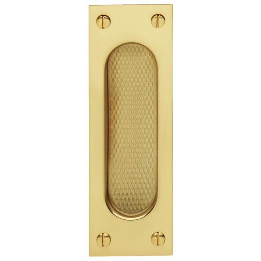 Flush Pull Brass Pol 120X40Mm