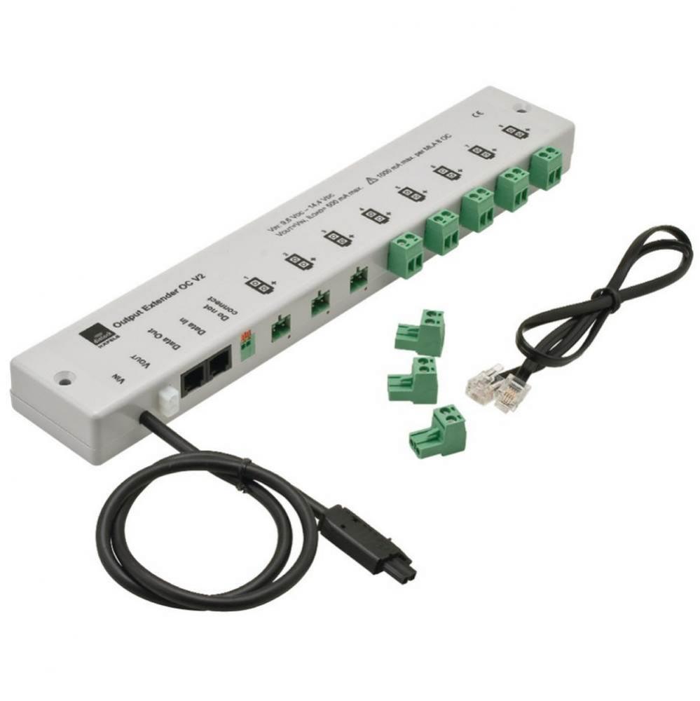 Output Extndr V2 W/8 Open Collctr Pl Gr