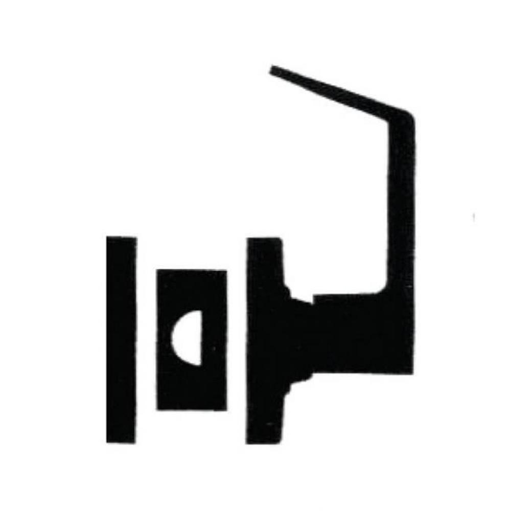 Lever Handle Nk Com Latch Sta St Zinc