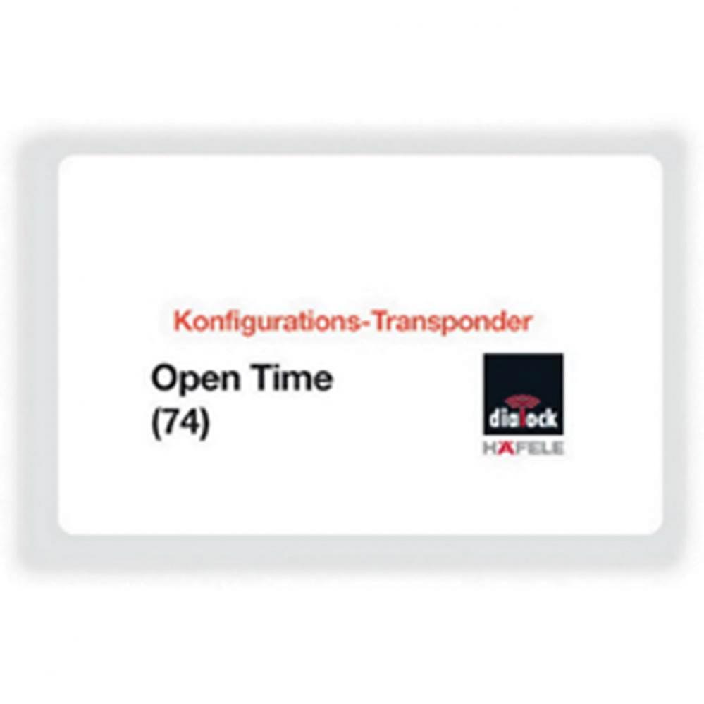Key Card Tag-It Config Open Time 74 Pl