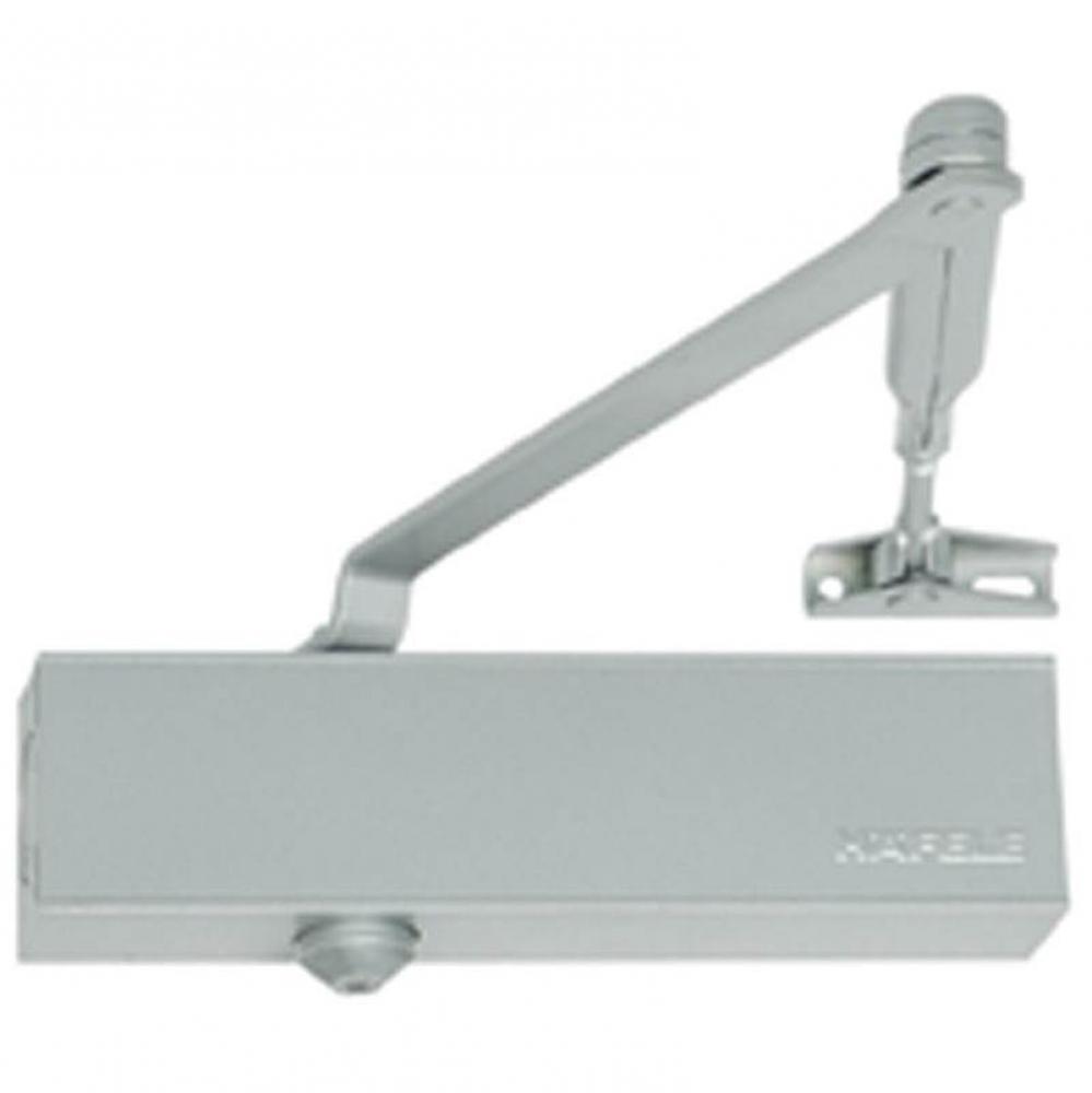 Door Closer W/ Arm Dcl51 Slvr Hld Open